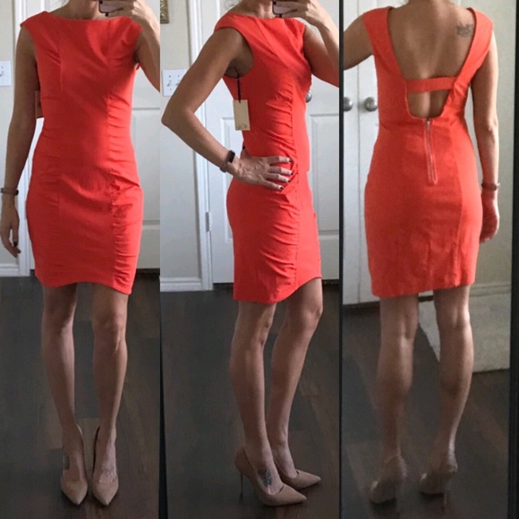 Ali Ro Dresses & Skirts - NWT Ali Ro red orange open back dress